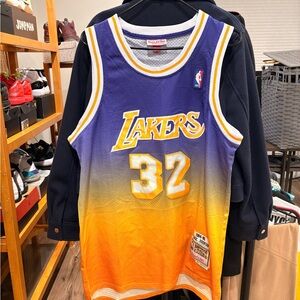 NBA Lakers Purple and Orange Jersey